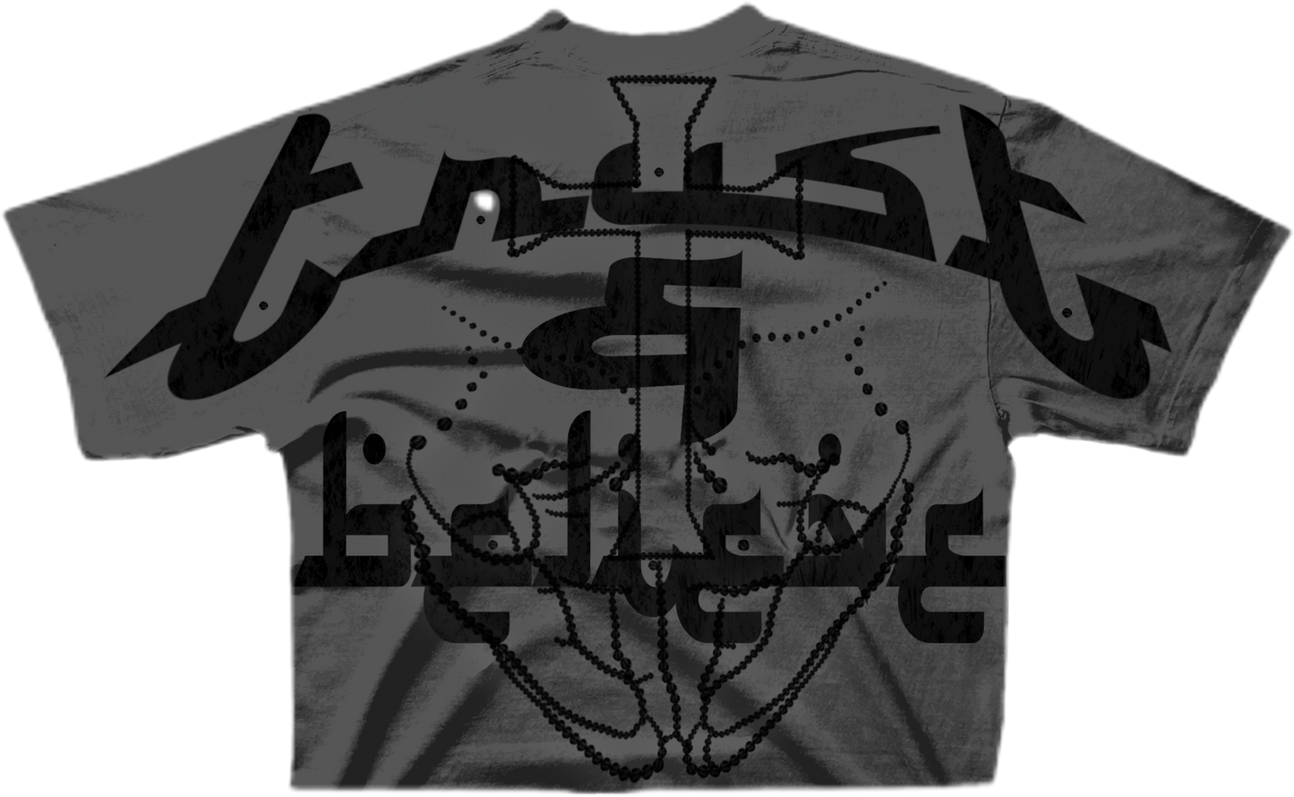 Grey/Black Trust and Believe "Tee"