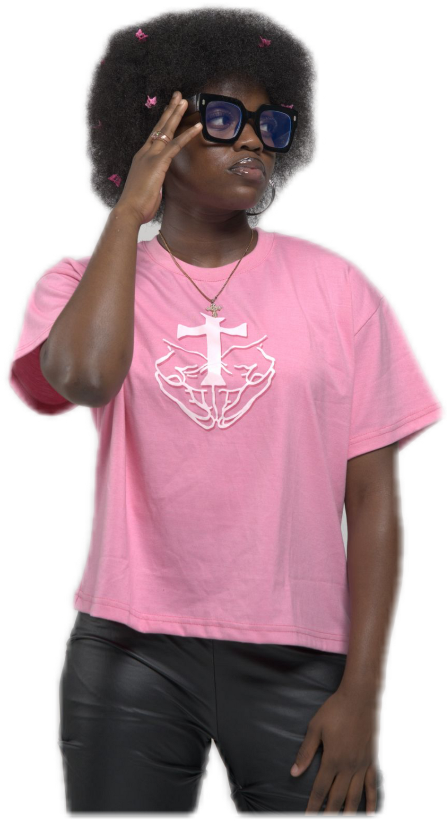 Pink/White Trust and Believe "Tee"